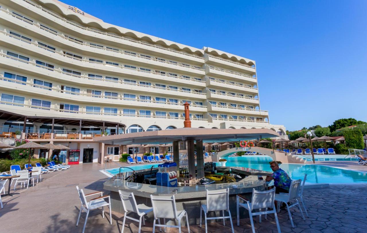 Olympos Beach Hotel Faliraki Bagian luar foto