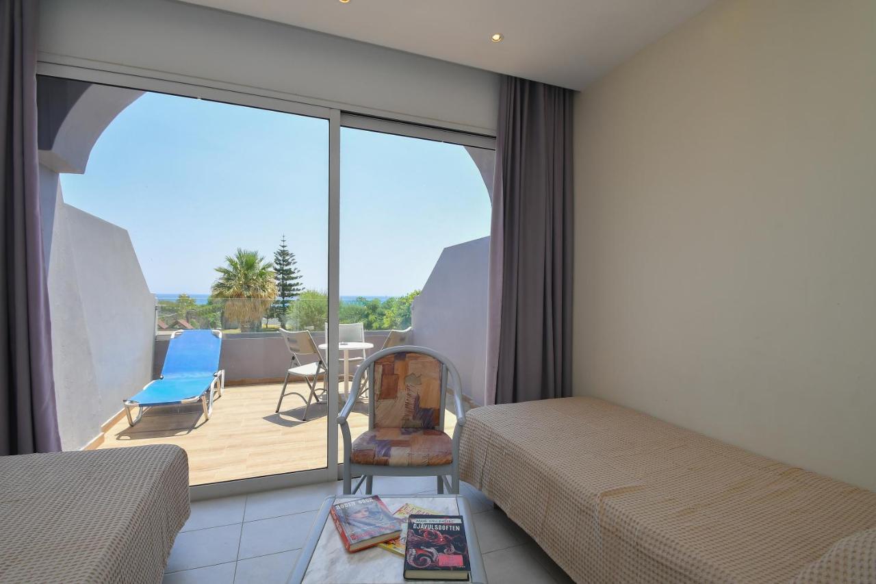 Olympos Beach Hotel Faliraki Bagian luar foto