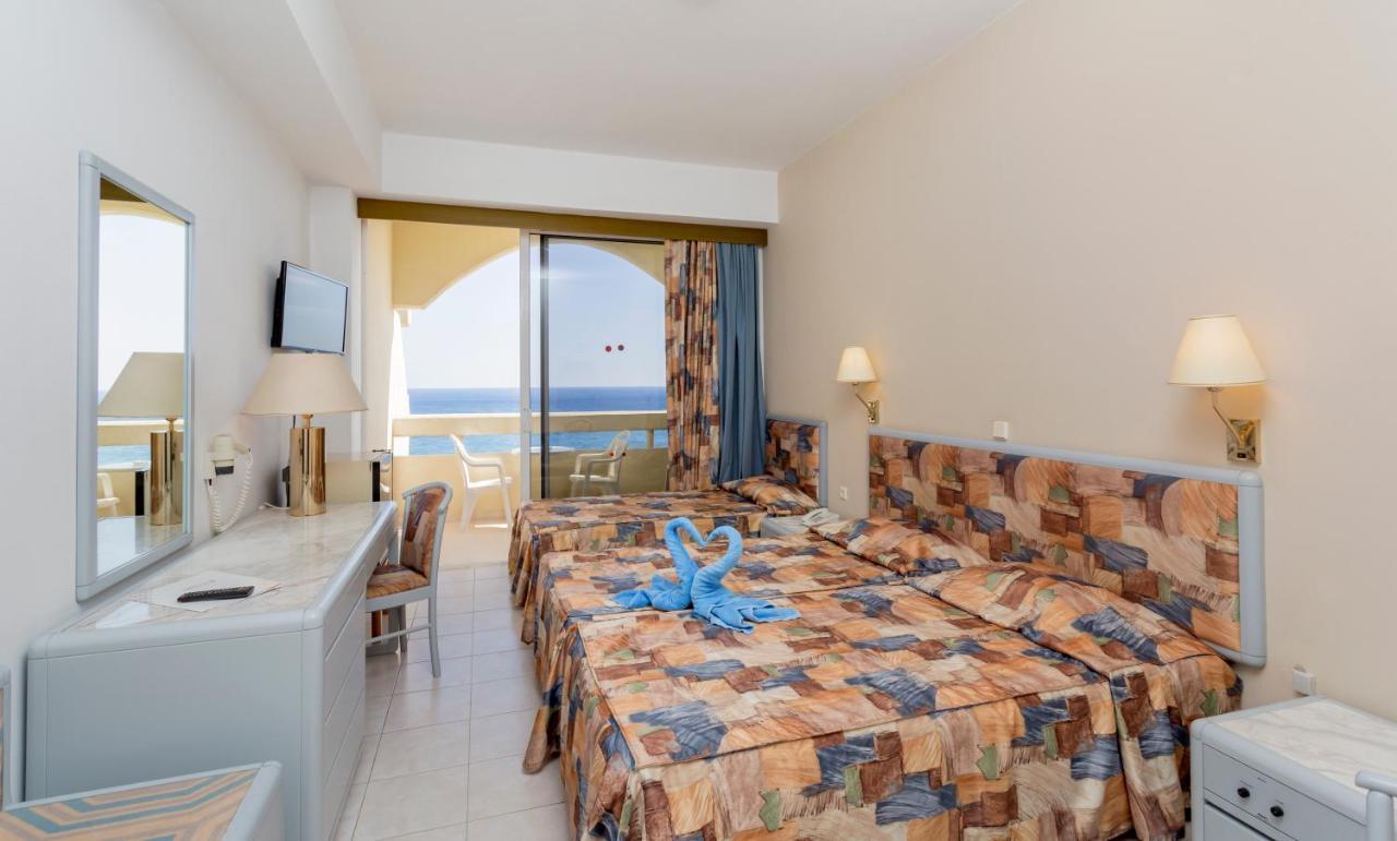Olympos Beach Hotel Faliraki Bagian luar foto