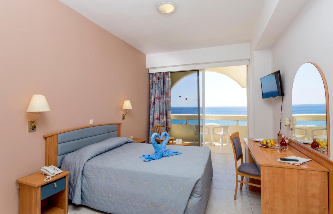 Olympos Beach Hotel Faliraki Bagian luar foto