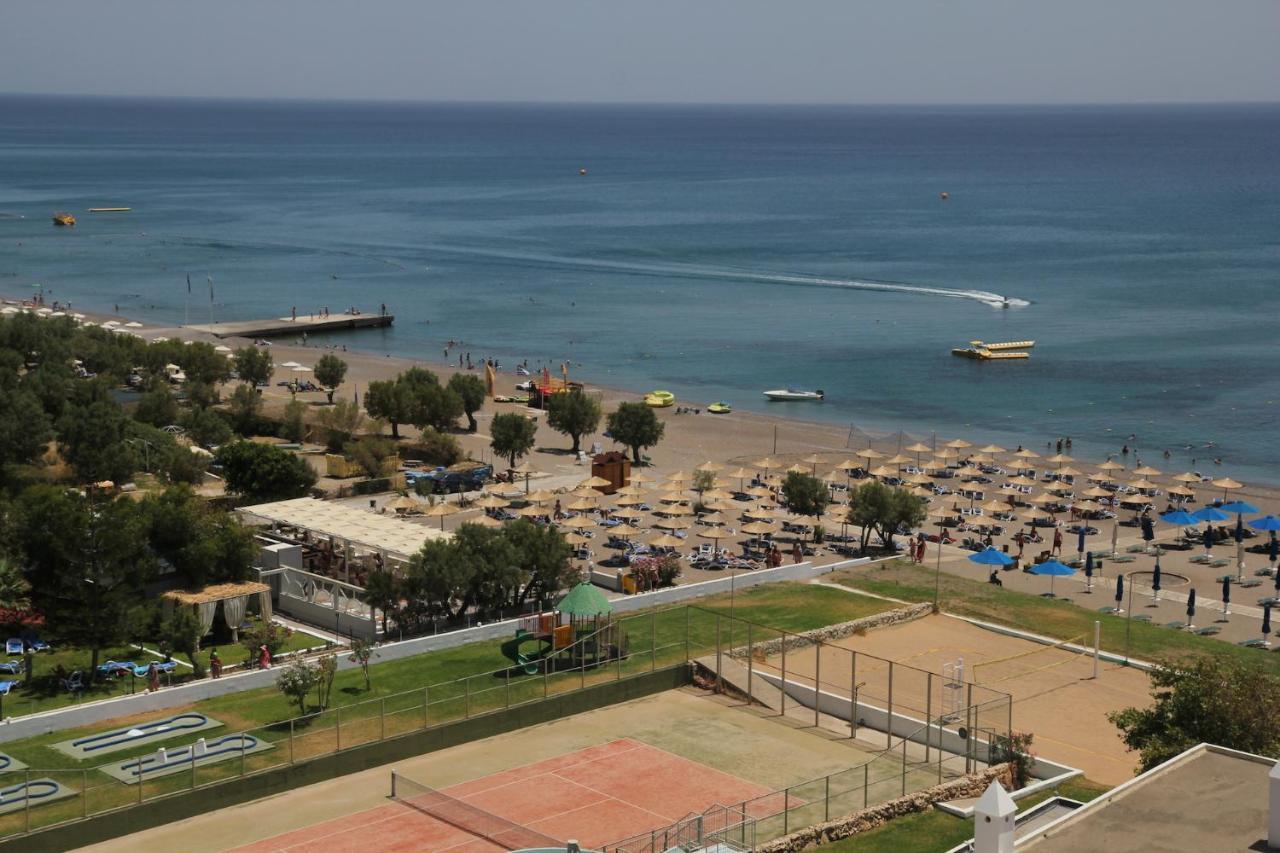 Olympos Beach Hotel Faliraki Bagian luar foto