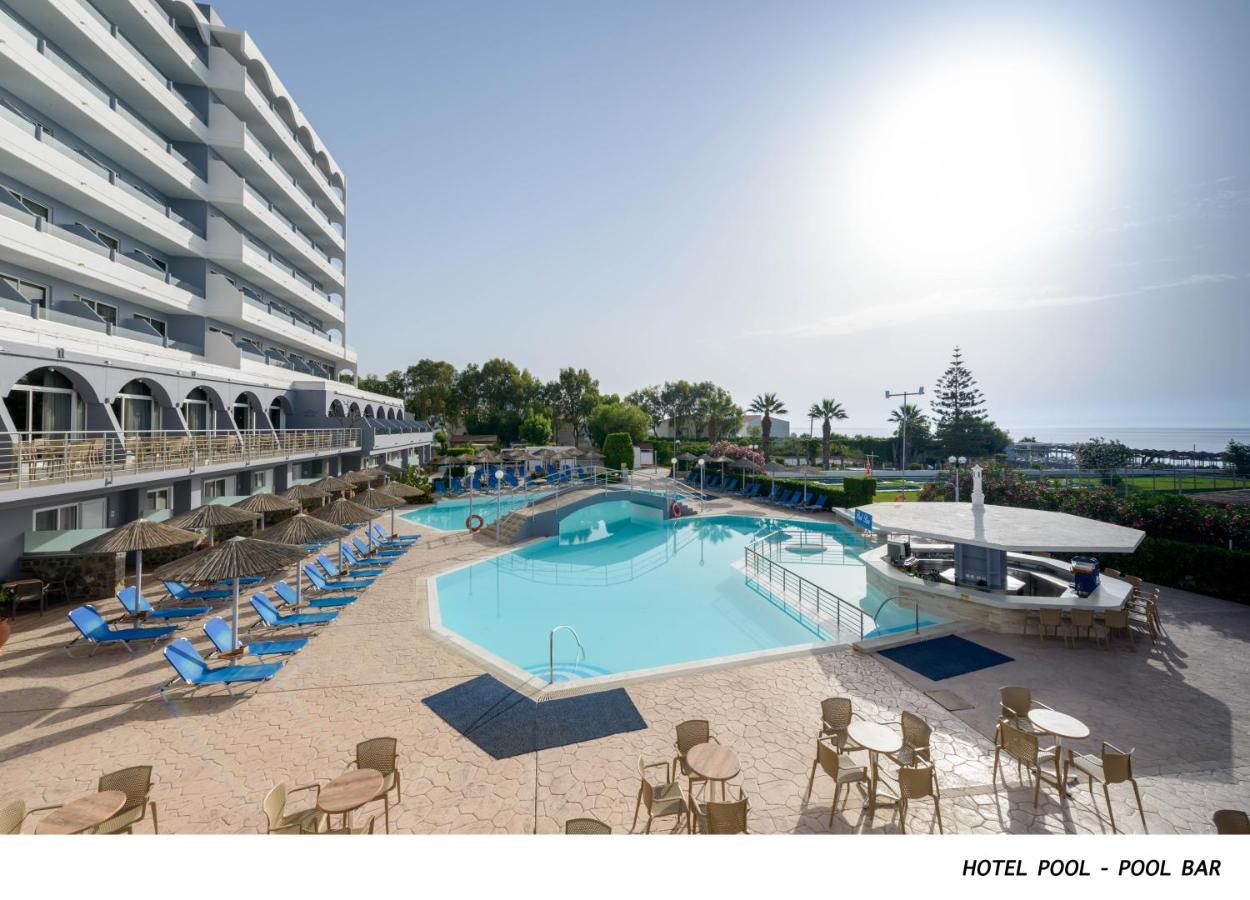 Olympos Beach Hotel Faliraki Bagian luar foto