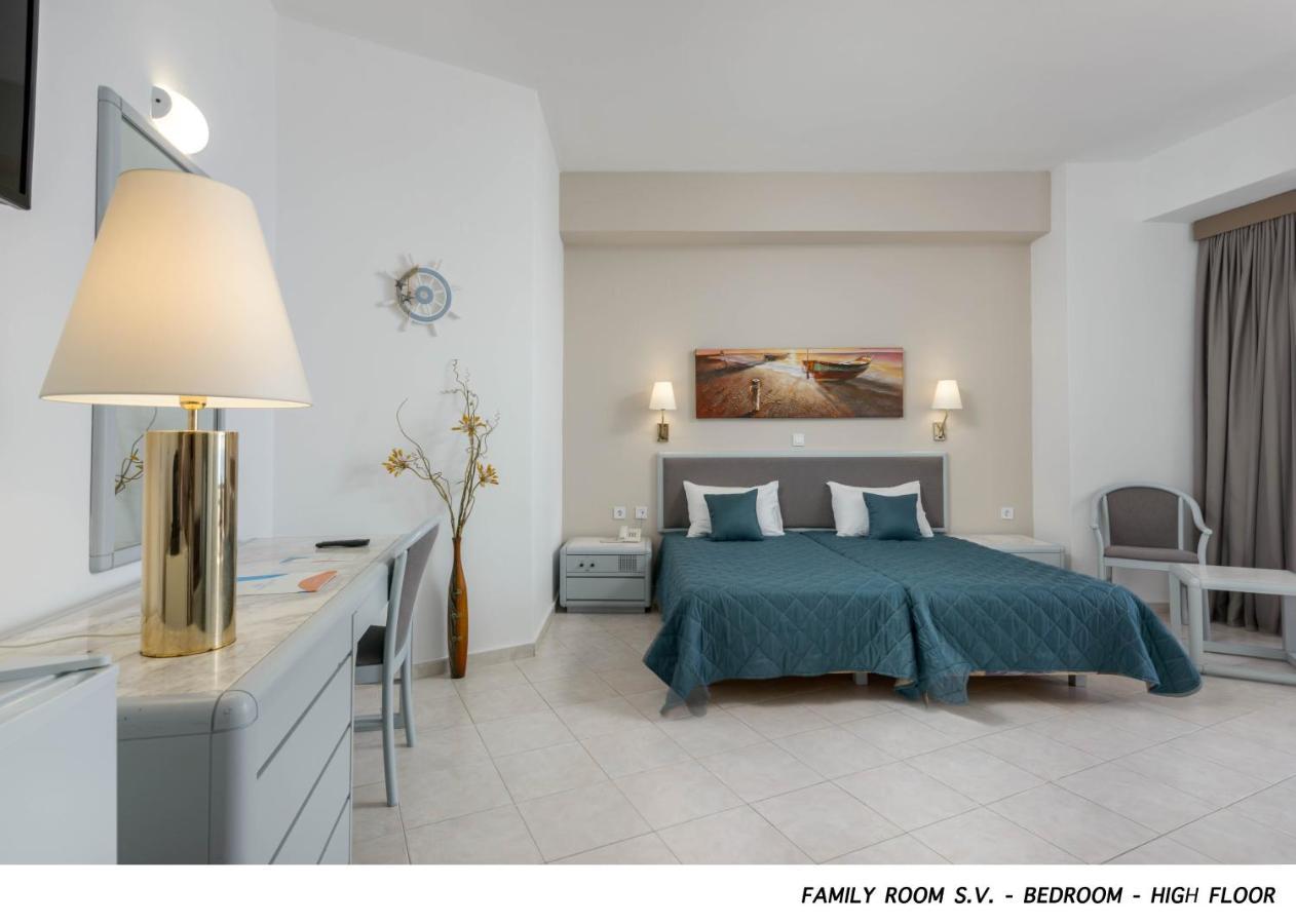 Olympos Beach Hotel Faliraki Bagian luar foto