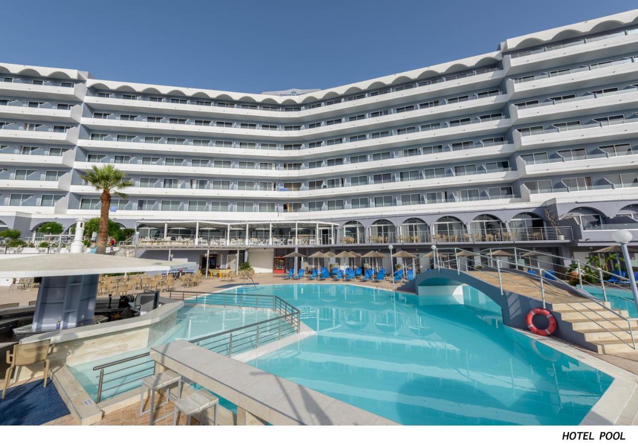 Olympos Beach Hotel Faliraki Bagian luar foto