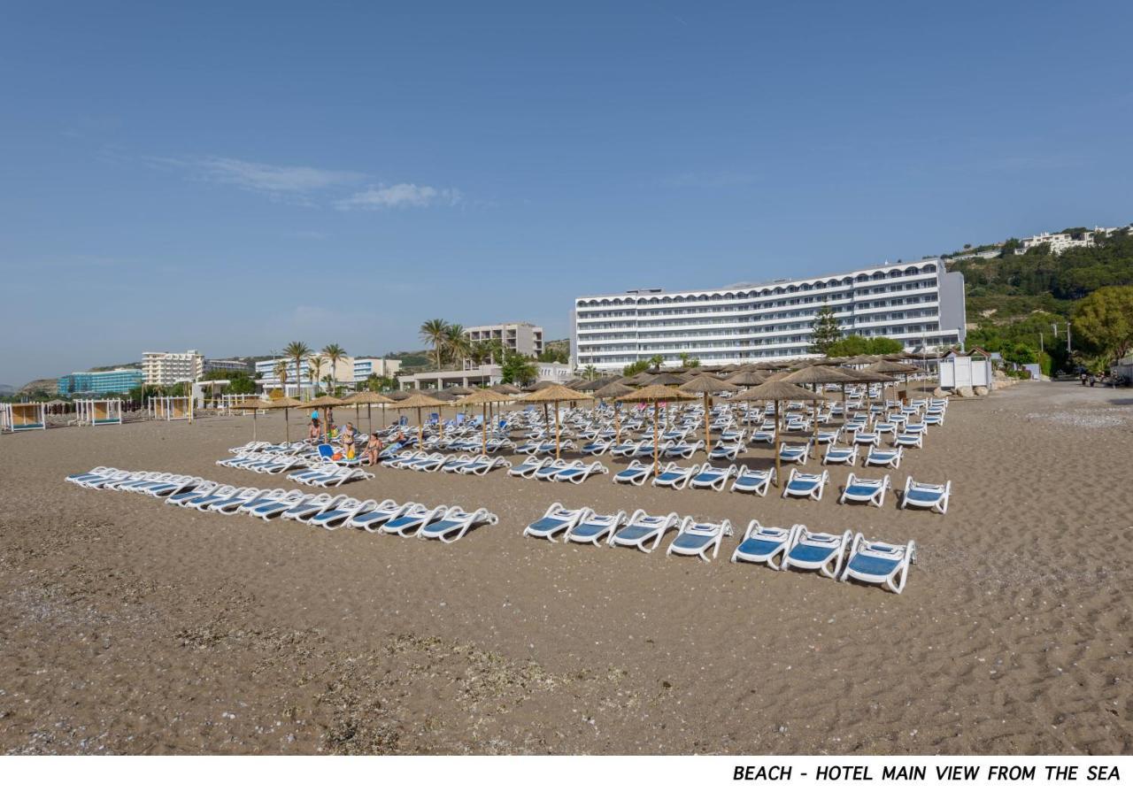 Olympos Beach Hotel Faliraki Bagian luar foto
