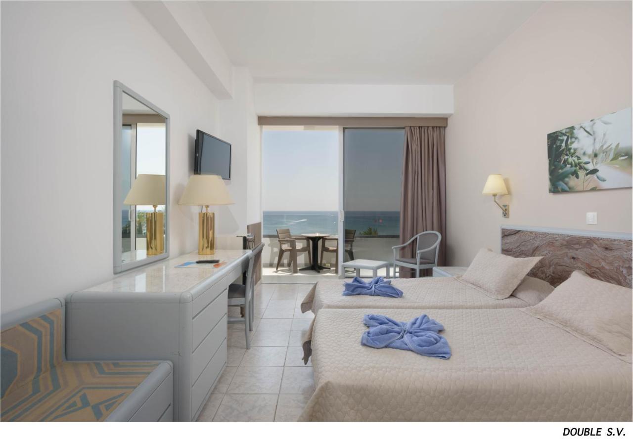 Olympos Beach Hotel Faliraki Bagian luar foto
